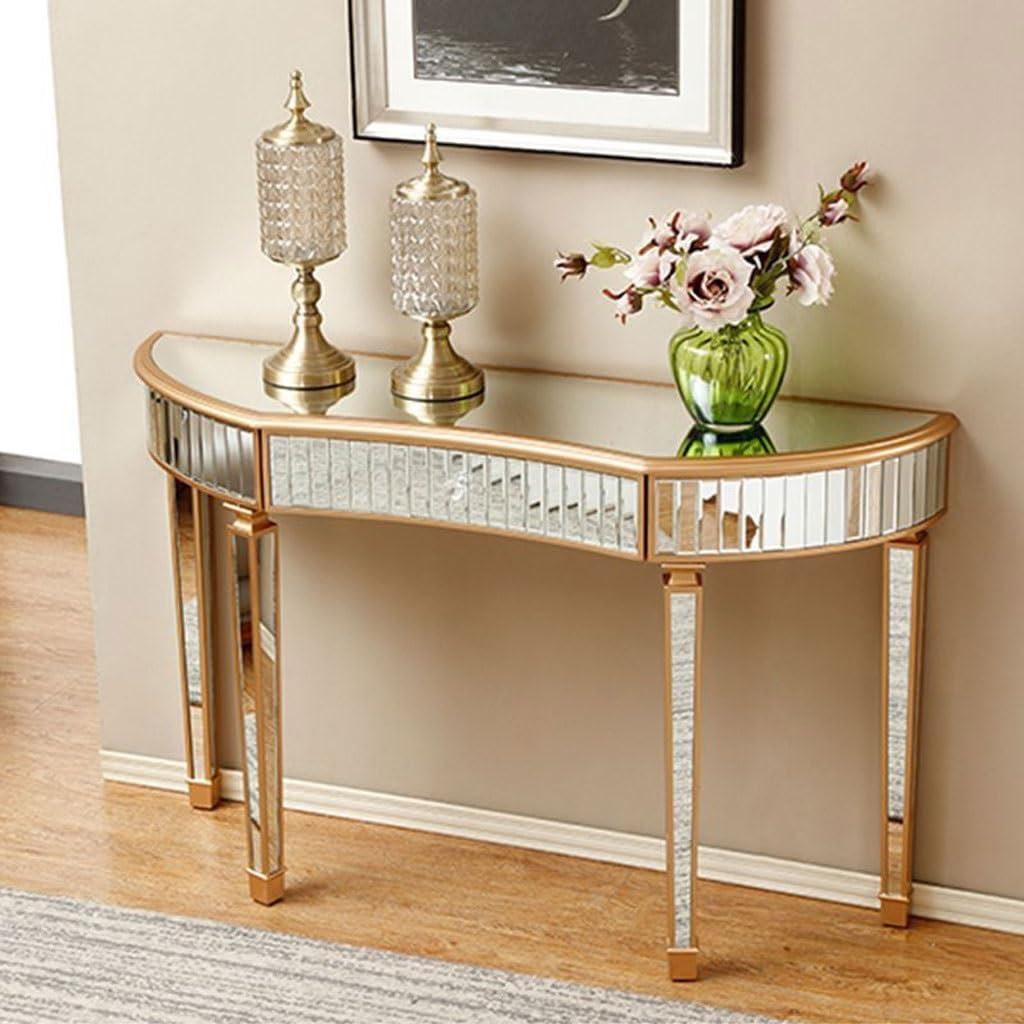 即日配送！花柄装飾 木製コンソールテーブル 半円形 即日配送！花柄装飾 木製コンソールテーブル 半円形 楽天市場